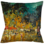 Подушка декоративная Париж Impressionism in Art варинант исполнения - 1 | Loft Concept в Казани