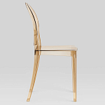 Прозрачный стул с янтарным оттенком LOUIS GHOST CHAIR варинант исполнения - 2 | Loft Concept в Казани