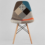 Стул с обивкой в технике пэчворк DSW варинант исполнения - 2 | Loft Concept в Казани