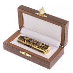 Зажигалка газовая с гравировкой Герба РФ в деревянной коробке Metal Lighters варинант исполнения - 3 | Loft Concept в Казани