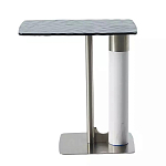 Дизайнерский журнальный стол с прямоугольной рельефной столешницей Nord варинант исполнения - 1 | Loft Concept в Казани