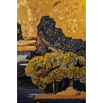 Кофейный стол с японским пейзажем Bohemia coffee table  варинант исполнения - 6 | Loft Concept в Казани