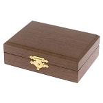 Визитница карманная металлическая с гравюрой Герба России в подарочной коробке Gold Metal Business Card Holders варинант исполнения - 4 | Loft Concept в Казани