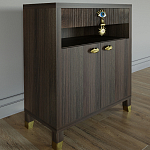 Комод Elsa Dreams Walnut Двухстворчатый  варинант исполнения - 3 | Loft Concept в Казани