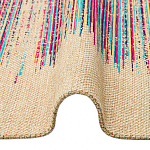 Ковер с геометрическим узором из комбинированного состава Full rhythm варинант исполнения - 2 | Loft Concept в Казани