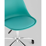 Офисный стул на металлическом основании EGGERY Blue пластик варинант исполнения - 2 | Loft Concept в Казани