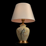 Настольная лампа бежевая с изображением птиц Slip Away варинант исполнения - 4 | Loft Concept в Казани