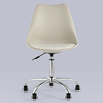 Офисный стул на металлическом основании EGGERY Beige варинант исполнения - 3 | Loft Concept в Казани