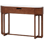 Консоль деревянная с мраморной столешницей Gote Marble Console варинант исполнения - 1 | Loft Concept в Казани