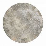 Кофейный столик с рельефной столешницей из металла Aplika Silver варинант исполнения - 3 | Loft Concept в Казани