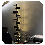 Торшер с каркасом из множества полок Links варинант исполнения - 1 | Loft Concept в Казани