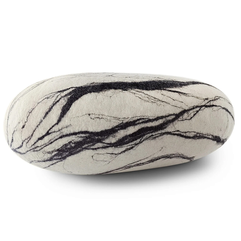 Пуф - Камень Nullah Черно-белый в Казани | Loft Concept 