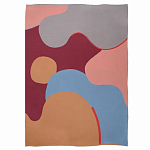 Плед из хлопка с абстрактным принтом Elysian Flow Ember варинант исполнения - 1 | Loft Concept в Казани