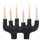 Подсвечник алюминиевый черный Ember варинант исполнения - 1 | Loft Concept в Казани