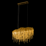 Люстра подвесная с металлическими цепочками и изогнутыми металлическими дугами 72 см Atlantis Chain варинант исполнения - 15 | Loft Concept в Казани