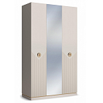 Шкаф трёхдверный с 1-ой зеркальной дверью Satin Furniture варинант исполнения - 1 | Loft Concept в Казани