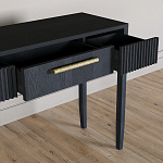 Элегантная Консоль Primo с выдвижным ящиком Черный дуб варинант исполнения - 5 | Loft Concept в Казани