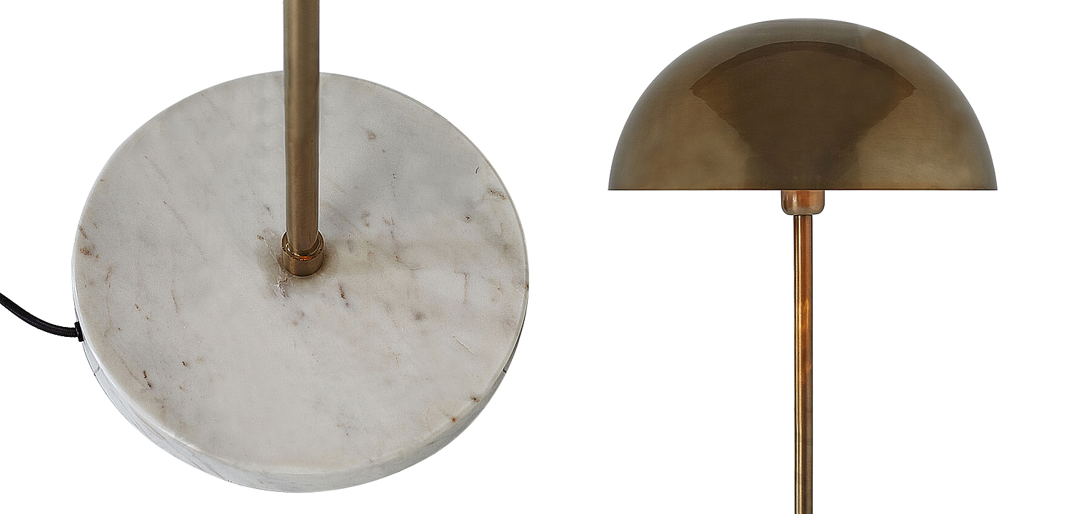Торшер Riverside Floor Lamp Brass Торшер Riverside Floor Lamp Brass - Loft-Concept в Казани