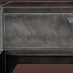 Консоль прямоугольная серая с 4-мя выдвижными ящиками Grany варинант исполнения - 4 | Loft Concept в Казани