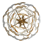 Люстра конусообразная с цветочными мотивами Light Floral Glow варинант исполнения - 6 | Loft Concept в Казани