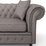 Мебельная ткань Шенилл серый цвет 138 см T4-32 варинант исполнения - 12 | Loft Concept в Казани