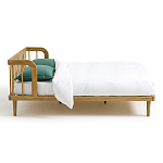 Кровать из массива дуба с пружинным блоком Mateta варинант исполнения - 3 | Loft Concept в Казани