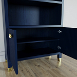 Книжный Стеллаж Elsa Dreams Blue с задней стенкой варинант исполнения - 3 | Loft Concept в Казани