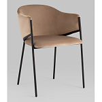 Стул Brace велюр капучино варинант исполнения - 1 | Loft Concept в Казани