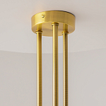 Люстра со стеклянными вставками Helios варинант исполнения - 5 | Loft Concept в Казани