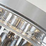 Потолочный светильник для ванных комнат с круглым стеклянным плафоном и тремя лампами Quoizel варинант исполнения - 8 | Loft Concept в Казани