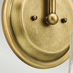 Бра с прозрачным стеклянным абажуром в форме цилиндра Kichler варинант исполнения - 10 | Loft Concept в Казани