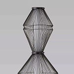 Торшер светодиодный с плетеным металлическим каркасом Metal Interweaving варинант исполнения - 3 | Loft Concept в Казани