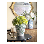 Ваза с зелеными цветочными и птичьими мотивами Vase Inspired by Nature варинант исполнения - 6 | Loft Concept в Казани