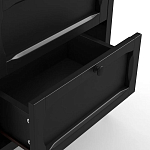 Комод узкий с 5-ю ящиками черный Silva Black Chest of Drawers варинант исполнения - 4 | Loft Concept в Казани