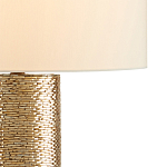 Настольная лампа золотая с цилиндрическим абажуром Golden Mosaic варинант исполнения - 1 | Loft Concept в Казани