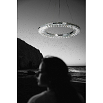 Люстра круглая с прозрачной хрустальной рамкой Maude Crystal Light варинант исполнения - 14 | Loft Concept в Казани