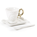 Кофейная пара Seletti I-Coffee Gold варинант исполнения - 1 | Loft Concept в Казани