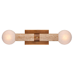 Бра цилиндрической формы с 2-мя плафонами белого цвета Marble Glow варинант исполнения - 3 | Loft Concept в Казани