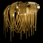 Бра с металиическими цепочками и дугообразными элементами Atlantis Chain варинант исполнения - 10 | Loft Concept в Казани