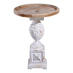 Приставной столик с резным античным узором Antique Engraving варинант исполнения - 1 | Loft Concept в Казани