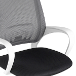 Офисное кресло с основанием из белого пластика Desk chairs Black варинант исполнения - 6 | Loft Concept в Казани