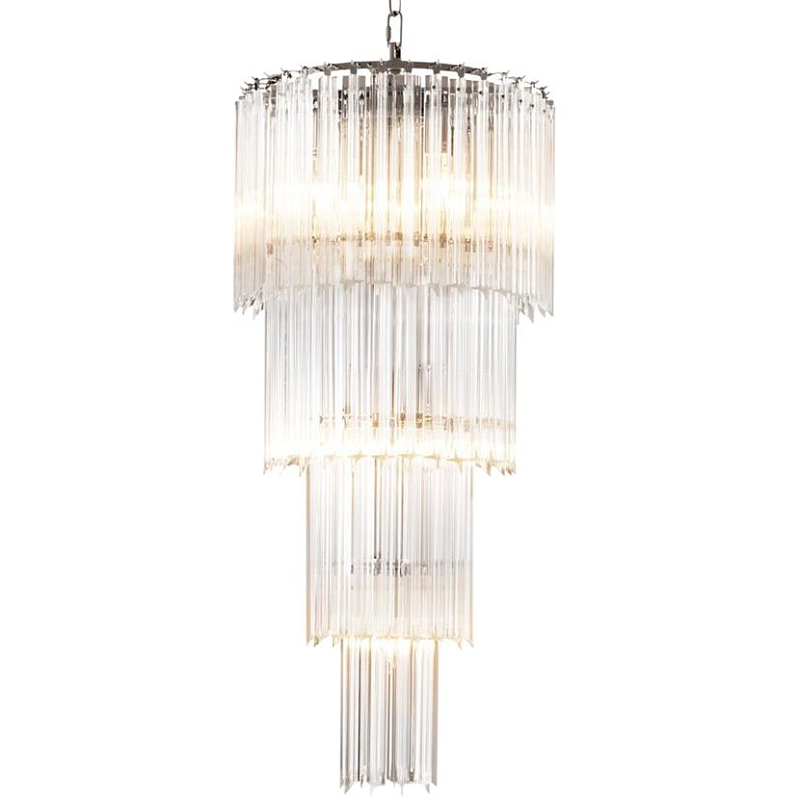 Люстра Chandelier Alpina S Никель Прозрачный (Transparent) в Казани | Loft Concept 