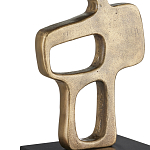 Настольная лампа с фигурным каркасом и прямоугольным тканевым абажуром Brutalist Profile варинант исполнения - 1 | Loft Concept в Казани