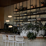 Подвесной светильник с плафоном в виде эллипса из белого алебастра Cryptocrystalline Stone варинант исполнения - 5 | Loft Concept в Казани