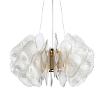 Люстра с декором в виде крупных рельефных лепестков 80 см Ethereal Bloom варинант исполнения - 1 | Loft Concept в Казани