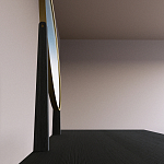 Туалетный Стол с зеркалом Primo Черный дуб варинант исполнения - 6 | Loft Concept в Казани