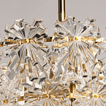 Люстра многоярусная с объемными прозрачными цветами Hanging Flowers варинант исполнения - 6 | Loft Concept в Казани