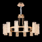 Люстра круглая с текстурными цилиндрическими плафонами Glimpse варинант исполнения - 6 | Loft Concept в Казани