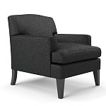 Мебельная ткань Шенилл черный цвет 138 см T4-35 варинант исполнения - 5 | Loft Concept в Казани