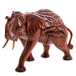 Статуэтка из дерева суар в виде слона Two Tusks варинант исполнения - 1 | Loft Concept в Казани